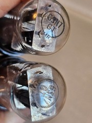 Set of 3 CBS 6SN7GTB & CBS Hytron 6SN7GT Vacuum Tube