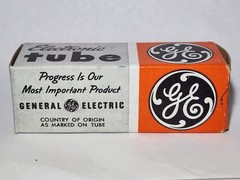 General Electric 12AX7 Vacuum Tube Ex. Made in Usa