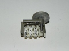 Vintage 1965 AMPEX VR 5100 Videotape recorder parts: Counter and Belt