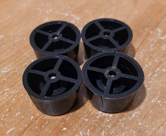 LAFAYETTE Stereo Receiver LR-500 TA Replacement 4 FEET PADS Rubber Plastic