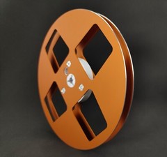 1 Pcs Pro Aluminum 7” Empty 1/4” Take Up Reel For TEAC AKAI SONGY PIONEER
