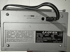Vintage Lloyds TV- FM/AM Radio WORKS TESTED