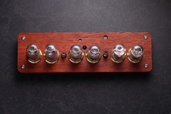 Nixie clock kit. 6 x 14 tubes. No soldering. Everything included. Wood case.