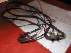 Bang & Olufsen 5833 Output Plug Wires With Ground Wire