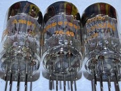 (1) Amperex By Mullard Blackburn LOW NOISE 12AX7 7025 E83CC Tube W/Matched Codes