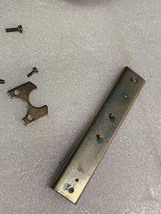 TEAC A-3300 SX reel to reel flywheel assembly