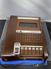 Audiotronics Classette 141 Solid State Japan Brown W/ Leather Case Tested Works