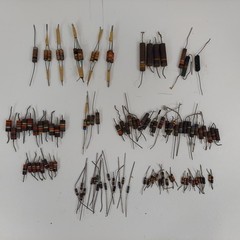 100+ Radio Electronic Carbon Comp Resistor Circuits Allen-Bradley IRC Wood Box
