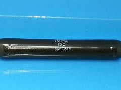 75 OHM 50 WATT RESISTOR OHMITE 0516 HIGH POWER SUPPLY PRESCION 5%
