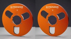 One Pair 10.5” red Pioneer Tape reel High Quality Aluminum Take Up Reel