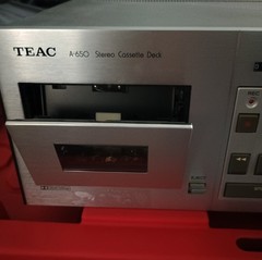 Rare Vintage Teac A-650 Stereo Cassette Deck Japan Sold For Repair UNTESTED
