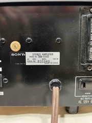 Rare Sony TAN-5550 VFET Stereo Power Amplifier Tested Good for Restoration