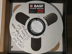 BASF Studio Master Maxima 10.5″ x 2″ Reel To Reel w/ Audio Tape – Orig. Box