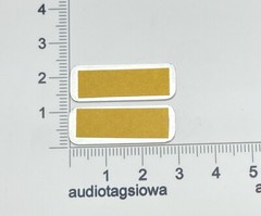 Rockford Fosgate Speaker Badge Logo Custom Made Aluminum Pair SMALL SIZE