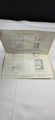 Vintage Jensen Type C Cabinet K-210 Coaxial Speaker w/ Original Manuals & Tags