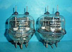 2 National Union JAN-CNU 832A VT-286 Dual Beam Tetrode Tubes Guaranteed