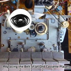 Cassette Player Belt Replacement 50pc Rubber Belts 4mm x 40-135mm