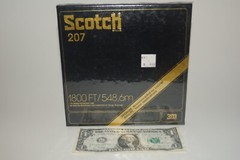 SEALED – Scotch 207 Premium Recording 7″ Reel to Reel Tape 1800 ft 207-7R-1800