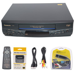 Panasonic PV-8451 VHS VCR Convert VHS to Digital USB Capture AV-HDMI Adapter