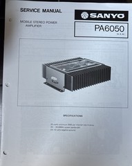 Sanyo . Apr/79/PA 6050 Mobile Stereo Power Amplifier Service Manual