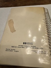 Owner’s Handbook for HP-15C Calculator (Manual, Guide) June 1987