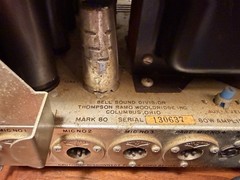 Bell Sound Mark 80 EL34 Tube PA Amplifier Microphone