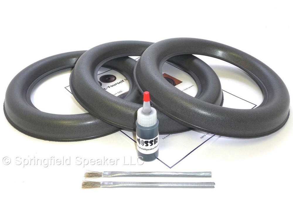 3 JL Audio 10W7 10″ Subwoofer Surround Repair Kit – 3JL10W7-01