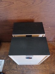 Vtg Pair Of Aiwa SX-77 Three Way Reflex Speakers. Sound Great In Good Shape.