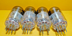 4 pcs NEW 6N23P /ECC88/6922/6DJ8 Reflector Tubes Matched Quad