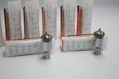 2 PCS 6J32P/ EF86 . Strong Test. Pentode. By Etracer.Svetlana.Original Box.NOS