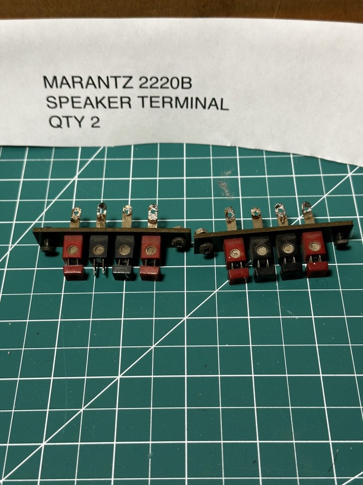 Marantz 2220B Original Complete Speaker Terminal QTY 2 READ 1 damaged