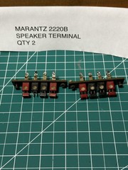 Marantz 2220B Original Complete Speaker Terminal QTY 2 READ 1 damaged