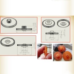 Movement Gear for Philips Cassette Recorder D8040 D8437 D8443 D8543 D8334 2.0mm