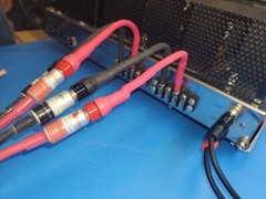 Vintage McIntosh Speaker adapter — Female Banana Connector to Spade Terminal