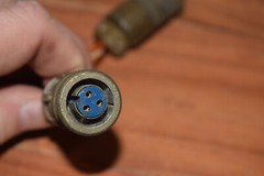 CANNON AMPHENOL R-4 MILITARY ADAPTER w/ FLEX CABLE – MALE 5-PIN TO FEMALE 3 PIN