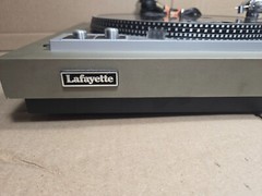 LAFAYETTE T-4000 BELT-DRIVE AUTO RETURN, WORKS- Needs Belt, Rubber Feet and Cove