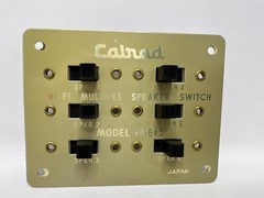 calrad hi-fi multiple speaker 6 switch panel