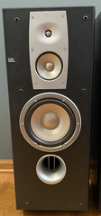Vintage JBL N38 Studio Series Floor Speakers 32″ 3 Way Pair Set of 2 Tested