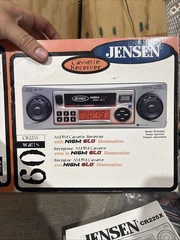 Vintage Jensen CR 225X-Am Fm Stereo Receiver-Car cassette Player