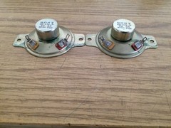 Pair Vintage Sony 2″ Tweeter Speaker 8Ω 3 watts 502-294-11 JAPAN Works