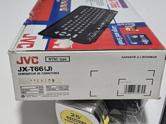 JVC JX-T66(J) Character Generator Video Editing Analog Vtg NOB Unused Japan READ