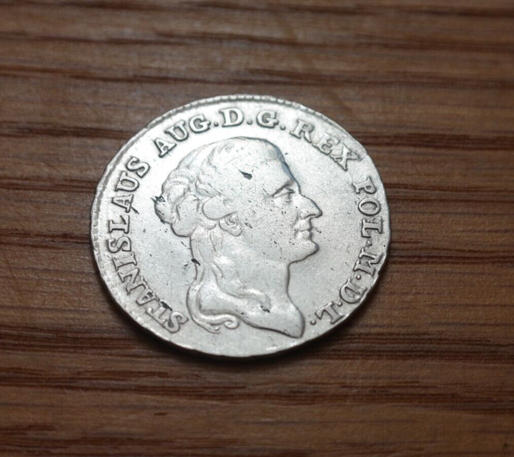 Stanisław August Poniatowski, Half-thaler 1792 EB, two zloty coin (8 groszy)