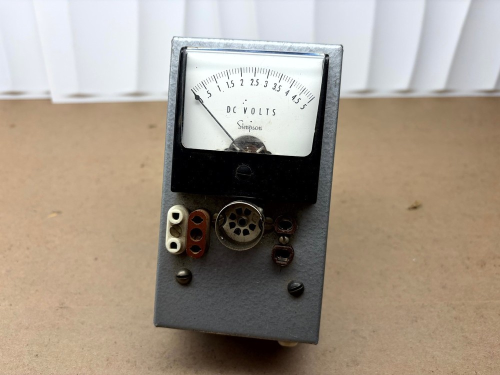 Vintage Custom Tube Power Supply – Stancor PS-8415 Transformer Simpson DC Meter