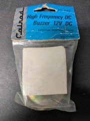 Vintage Calrad 70-371 High Frequency DC Buzzer 12V DC Taiwan NOS