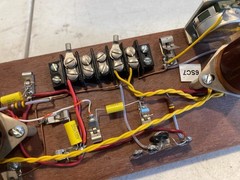 Custom Tube Amp Breadboard Project Amperex 6K6 6SC7 Cumaru Wood Base