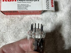 RCA NUMITRON DR2000 Indication NIXIE TUBE NEW IN BOX NOS VINTAGE RARE