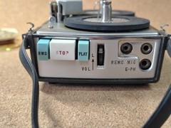 Aiwa TP-61R Rare Vintage Pocket Reel Tape Recorder Japan – Plays!