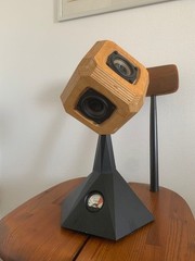 TAGUCHI Voice Active Speaker Rare Classic Model Dedicated Case Tested Japan Used
