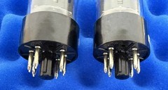 TWO Amperex 7591A Tubes / Amplitrex Tested Above 90% / Within 3% Gm Matched