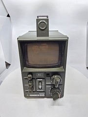 Vintage Panasonic Ranger 505 Analog TV Portable Military Style Working